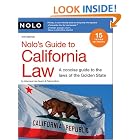 Nolo's Guide to California Law by  Lisa Guerin and Patricia Gima