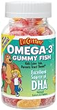 L'il Critters Omega-3 Gummy Fish with DHA, 120-Count Bottles (Pack of 3)