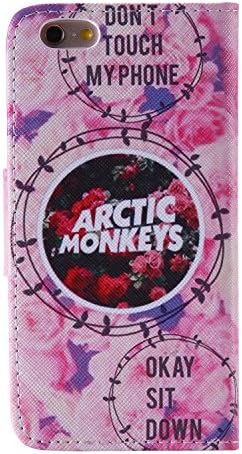 iPhone 6/6S Wallet Case,X-Master® iPhone Wallet Cover for iPhone 6/6S Protective PU Leather Card Case with 2 Card Slots and Kickstand (don't touch 1)