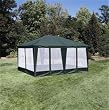 Sun Mart Deluxe Screen House, Party Tent 15ftx12ft Green
