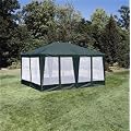 Sun Mart Deluxe Screen House, Party Tent 15ftx12ft Green