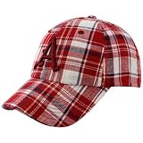 Top of the World Arkansas Razorbacks Cardinal Red Plaid Adjustable Slouch Hat