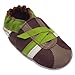 Momo Baby Infant/Toddler Z-Strap Sneaker Soft Sole Leather Shoes