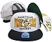 Nashville Predators White/Black Tone Plastic Snapback Adjustable Snap ...