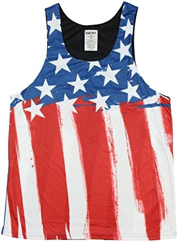 American Flag Graphic Tank Top - Small