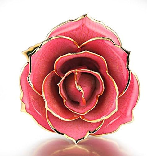 Candylight 24k Gold Rose Elixir Gold Rose for Mother's Day Gifts (Pink)