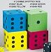 Koplow 100mm d6 Foam Dice, Green with Black pips