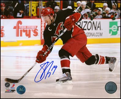 SHANE DOAN Phoenix Coyotes SIGNED 8x10 Third Jersey Photo
