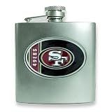 San Francisco 49ers Hip Flask with Oval Emblem