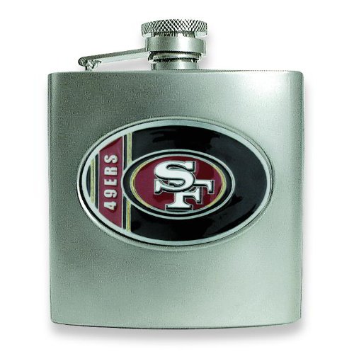 San Francisco 49ers Hip Flask with Oval Emblem