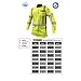 KwikSafety Class 3 High Vis Reflective Long Sleeve Moisture Wicking ANSI Safety Shirt - UV Protection, Contrasting Black Sides, FishBone Reflective Tape, & Left Chest Pocket, Yellow, Size Extra Large
