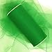 Premium Colored Tulle - Nylon Tulle Ribbon - 25 yards (6 Inches, Green)