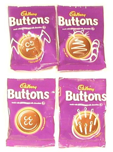 Cadbury Milk Chocolate Buttons-pack 4 by Cadbury