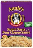 Annie's Homegrown Rotini Pasta with Four Cheese Sauce, 7.25-Ounce Boxes (Pack of 6)