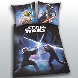 Produkt-Bild: Herding 4472/45.050 Bettw&auml;sche Star Wars, 100 % Baumwolle, Linon