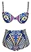 PEGGYNCO Womens Novelty Print High Waist Bikini