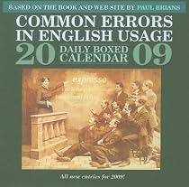 Common Errors in English Usage Daily Boxed Calendar