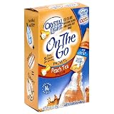 Crystal Light On the Go, Peach Tea, 0.07-Ounce Sticks, 14 Count Boxes (Pack of 6)