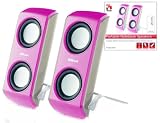 Trust Portable Notebook Speakers pink 51qbt20peYL. SL160 Trust Portable Notebook Speakers pink