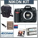 Nikon D200 Digital SLR Camera Kit, with 2 CF SD Memory Card, Spare EN-EL3e Lithium-Ion Battery, Lowepro Holster-Style Case, Mack 3 Year Extended Warranty, Digital Remote Release, Nikon Understanding Digital Photography with Nikon SLRs DVD