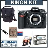 Nikon D200 Digital SLR Camera Kit, with 2 CF SD Memory Card, Spare EN-EL3e Lithium-Ion Battery, Lowepro Holster-Style Case, Mack 3 Year Extended Warranty, Digital Remote Release, Nikon Understanding Digital Photography with Nikon SLRs DVD