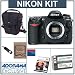 Nikon D200 Digital SLR Camera Kit, with 2 CF SD Memory Card, Spare EN-EL3e Lithium-Ion Battery, Lowepro Holster-Style Case, Mack 3 Year Extended Warranty, Digital Remote Release, Nikon Understanding Digital Photography with Nikon SLRs DVD