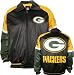 Green Bay Packers Varsity Faux Leather Jacket