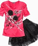Eyeshadow Girls Skirt, Rosette Skirt