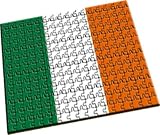 Personalised Republic Ireland Flag Wooden A3 Jigsaw