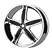 Helo HE844 Chrome Wheel with Gloss Black Accents - (22x8.5