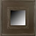 Metal Embossed Mirror - Brown