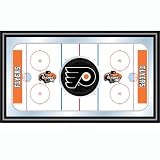 Poker NHL Philadelphia Flyers Framed Hockey Rink Mirror