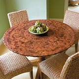 Burlwood-Look Table Cover, MAPLE