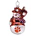 NCAA Glitter Snowman Ornament