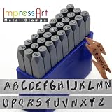 ImpressArt Metal Stamps, Rad, Uppercase