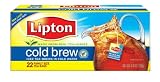 Save on Lipton, Black Tea, Cold Brew, Pitcher Size, Tea Bags, 22-Count Boxes (Pack of 12) by Lipton
