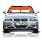 Dog Eyes Double-Sided Car Sunshade