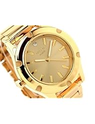 Nixon A343502 camden all gold dial stainless steel bracelet unisex watch NEW
