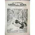 1888 BLIZZARD SNOW NEW YORK TWENTY-SIXTH STREET SKETCH