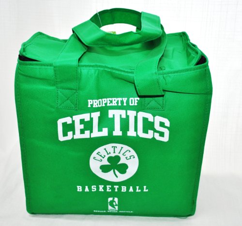 BOSTON CELTICS NBA OFFICIAL LOGO REUSABLE DRINK COOLER BAG