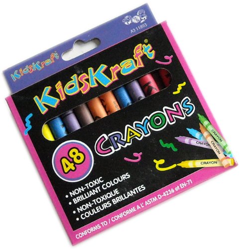 48 count Crayons Kids Choice Colors, Brilliant Colours and Premium Quality
