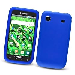 Samsung Vibrant T959 Galaxy S (T-Mobile) Silicone Skin Case, Blue