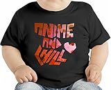 Anime And Chill オーガニックベビーTシャツ 12 - 18 Months