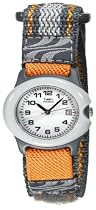 Timex T750414E Children's Analog Quartz Watch with Fabric Strap and Indiglo Light