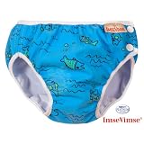 Produkt-Bild: ImseVimse Schwimmwindeln f&uuml;r Jungen 11-14 kg / XL wasserblaue Fische