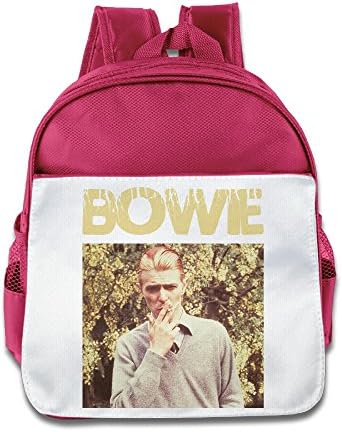 Jade Custom Superb DavidBowie Singer Songwriter Actor Popular Music Kids Children School Backpack For 1-6 Years Old Pink
