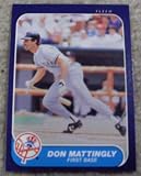 1986 Fleer Don Mattingly # 109 MLB Baseball Card
