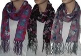 Fashionable Skull Print Scarf by RJM GL043