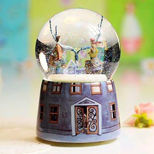 JinRou Modern Home Decoration Crystal Ball Music Box Creative Birthday Gift Wedding Supplies