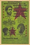 Grateful Dead - The Black Panther Party Concert Poster (1971) Oakland Arena Oakland, CA (14 x 22 Inches - 36cm x 56cm)